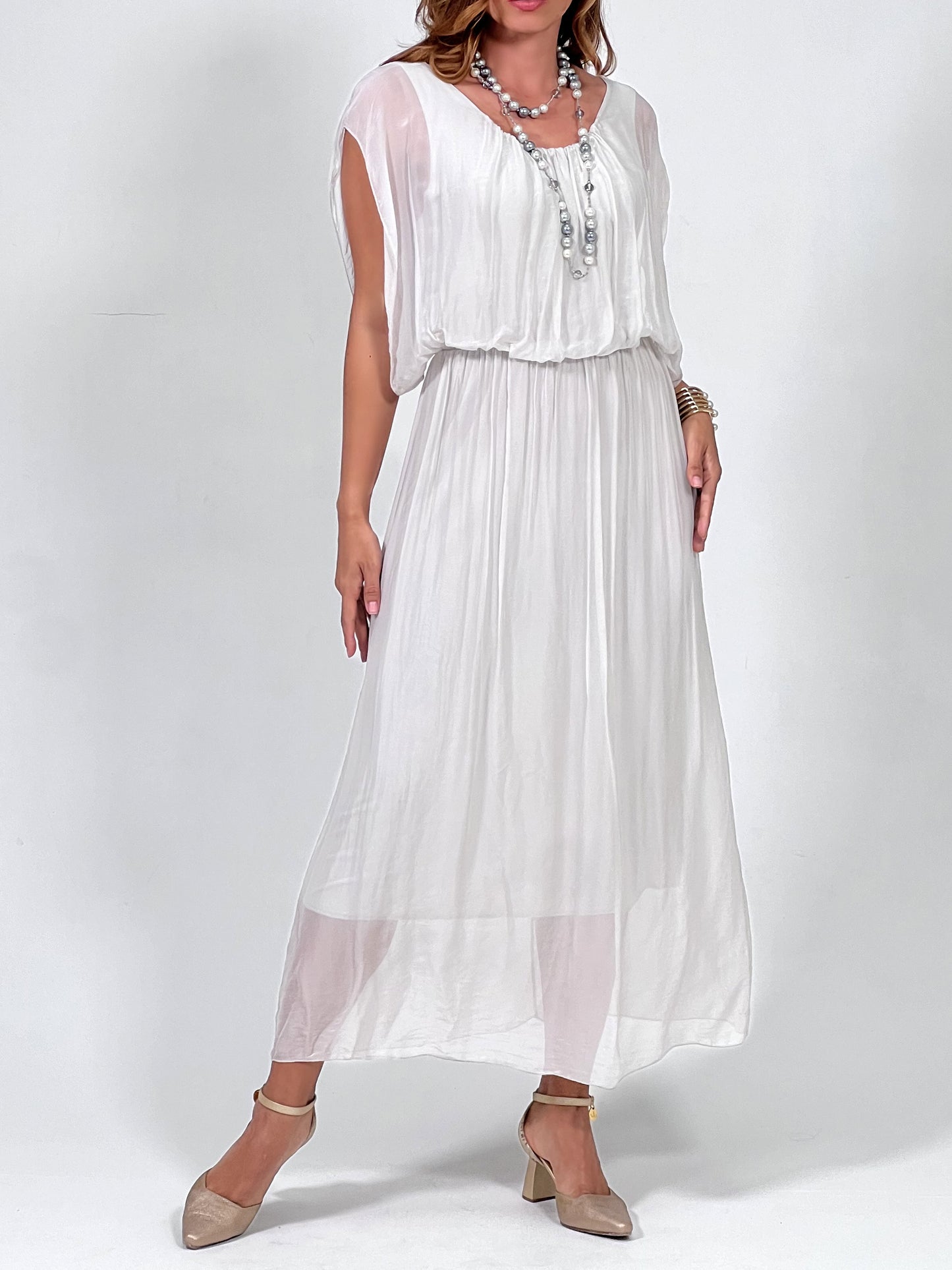 Vestido Glamour Casual Gris