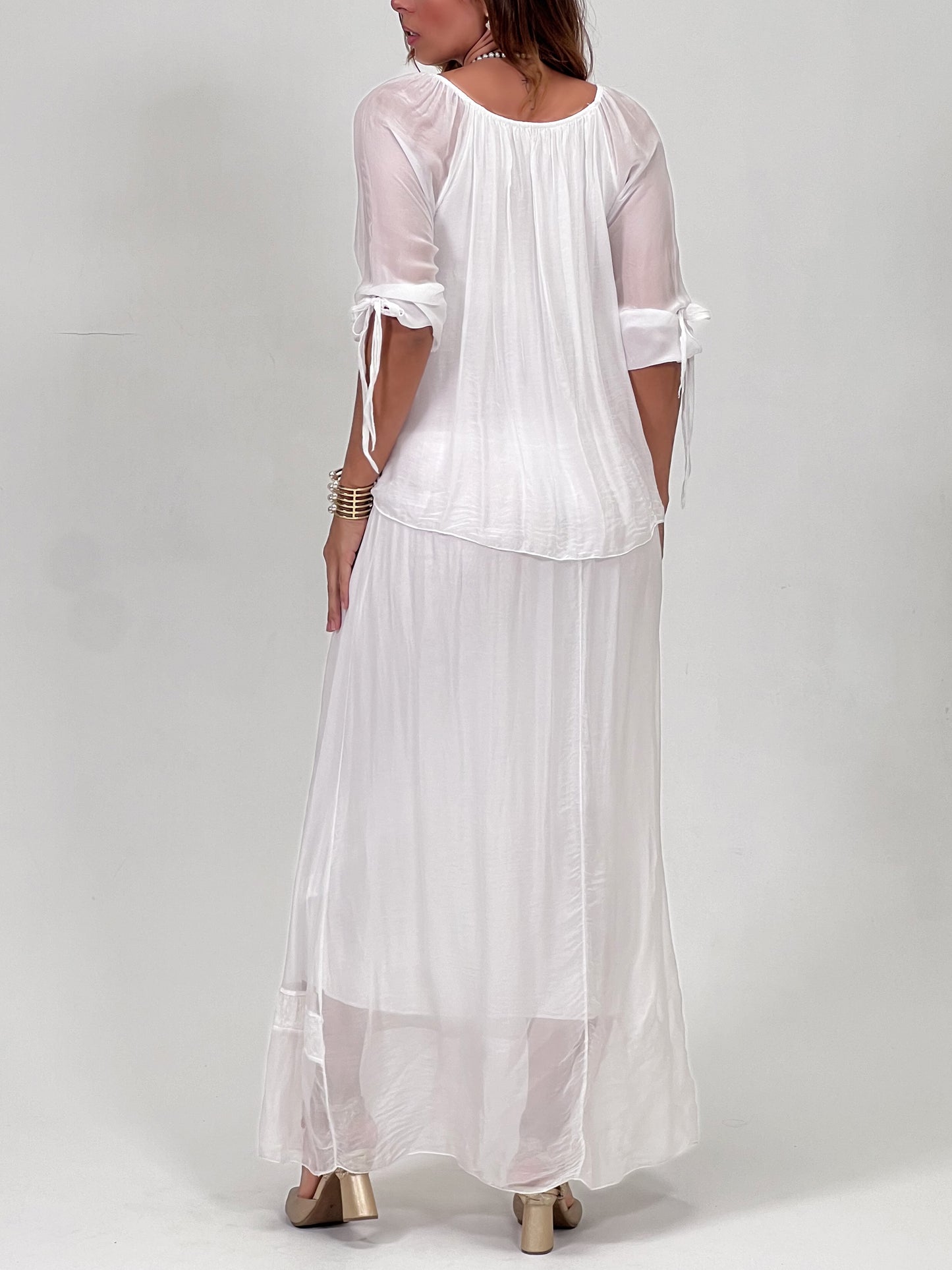Vestido Romántica Blanco