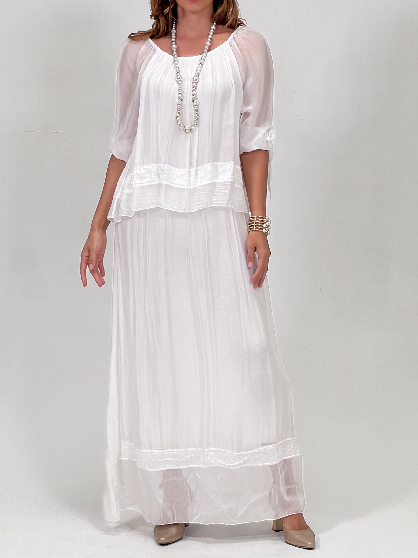 Vestido Romántica Blanco