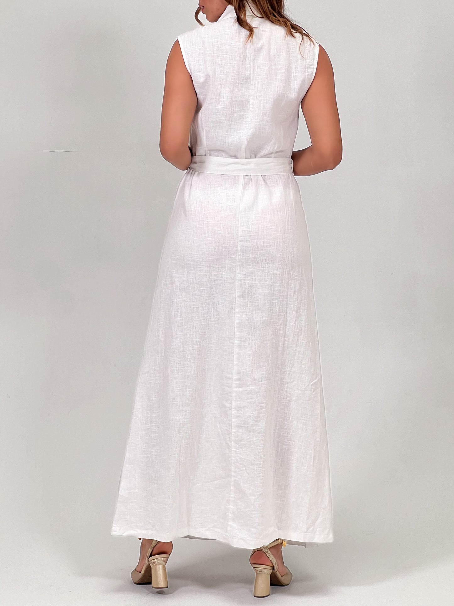 Vestido Neutro Chic Blanco