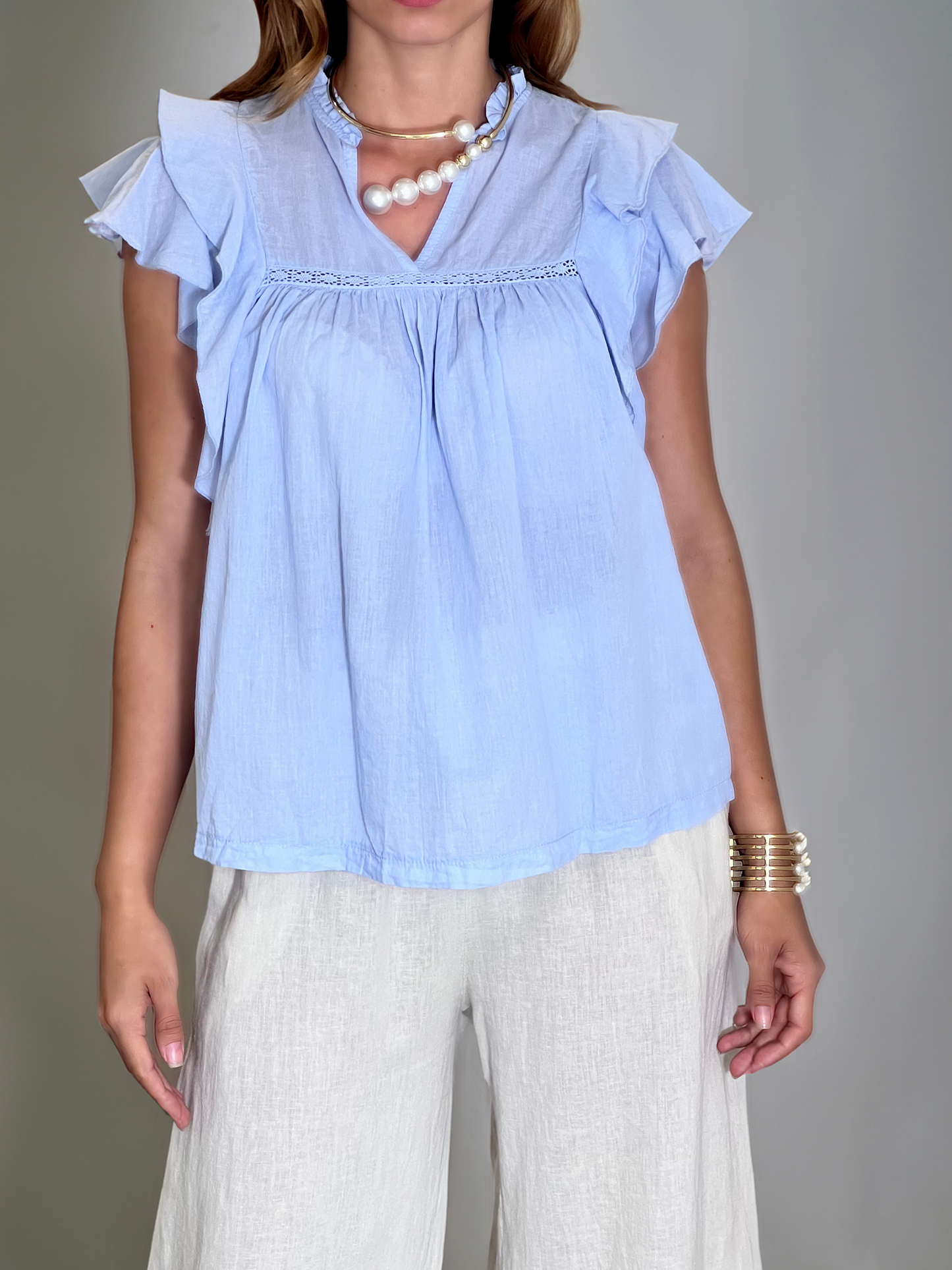 Blusa Chantal Celeste