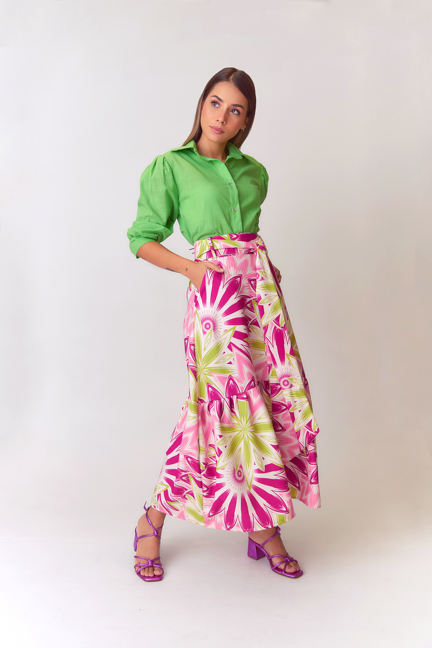Falda Barby Estampado