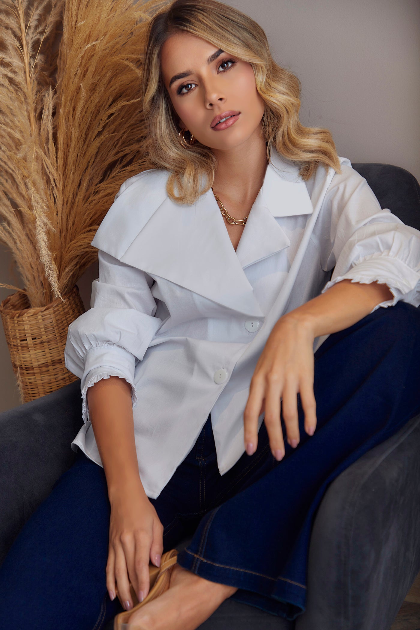 Blusa Olivia Blanca