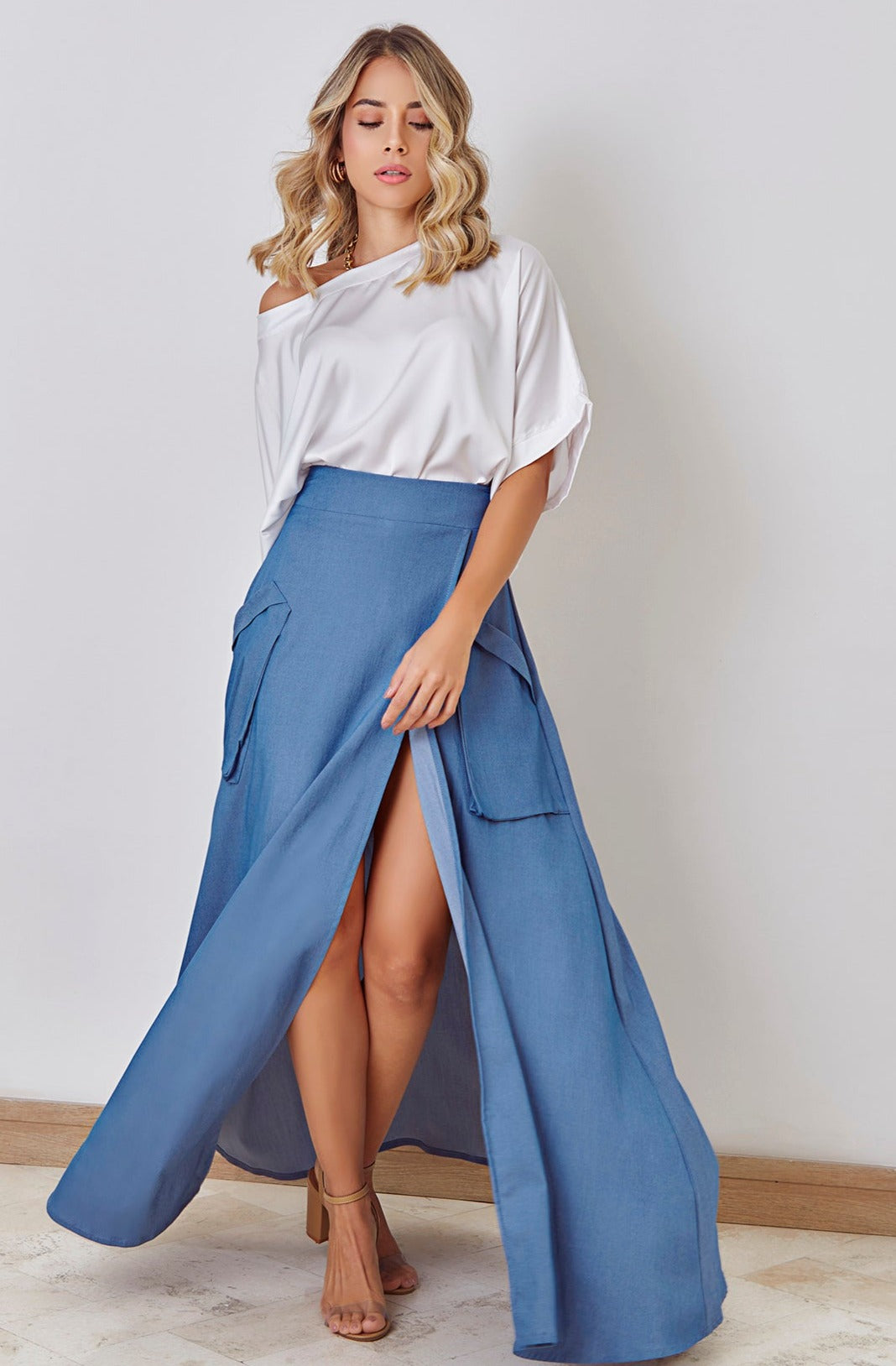 Blusa Georgina Blanca