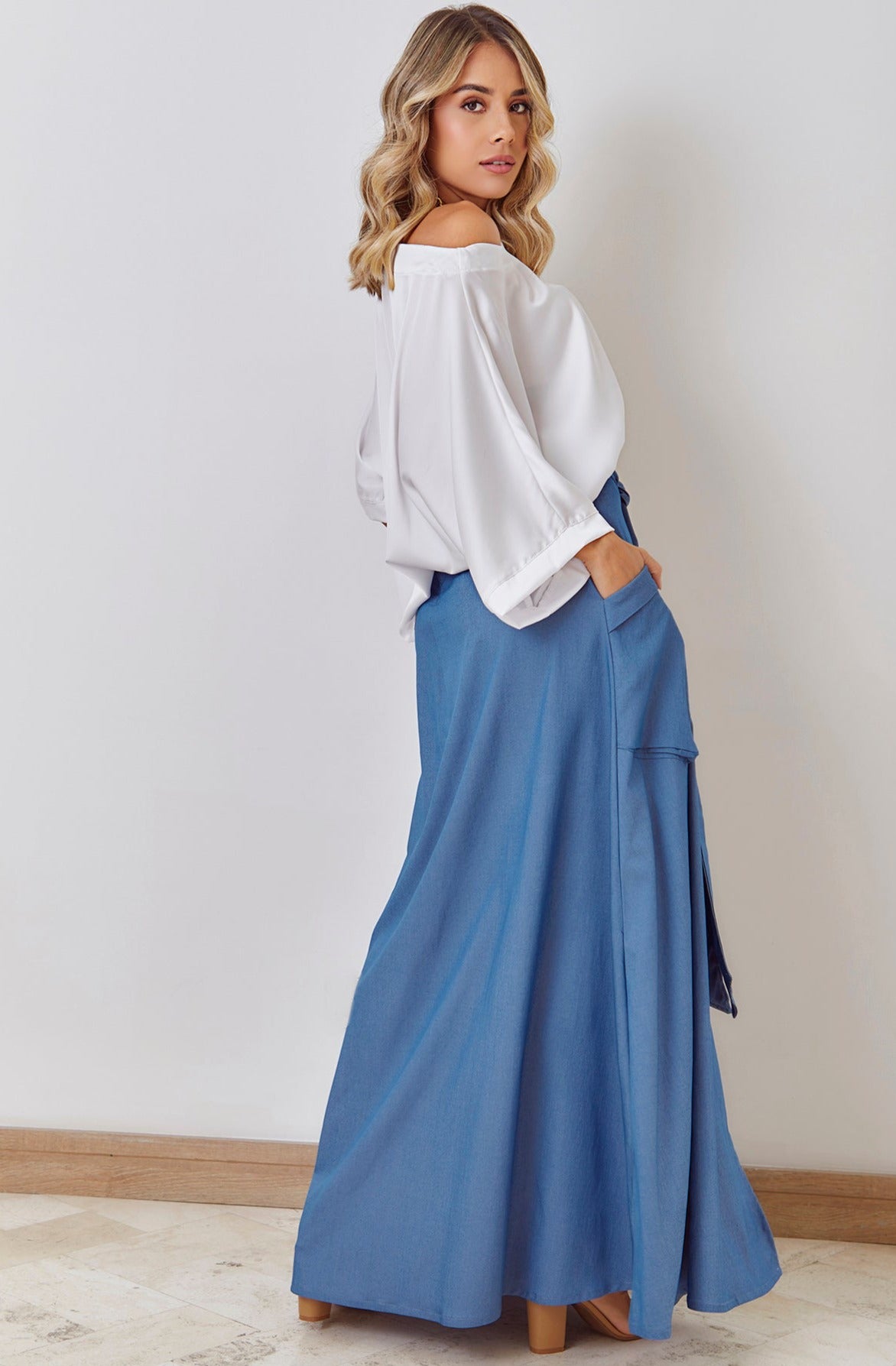 Blusa Georgina Blanca
