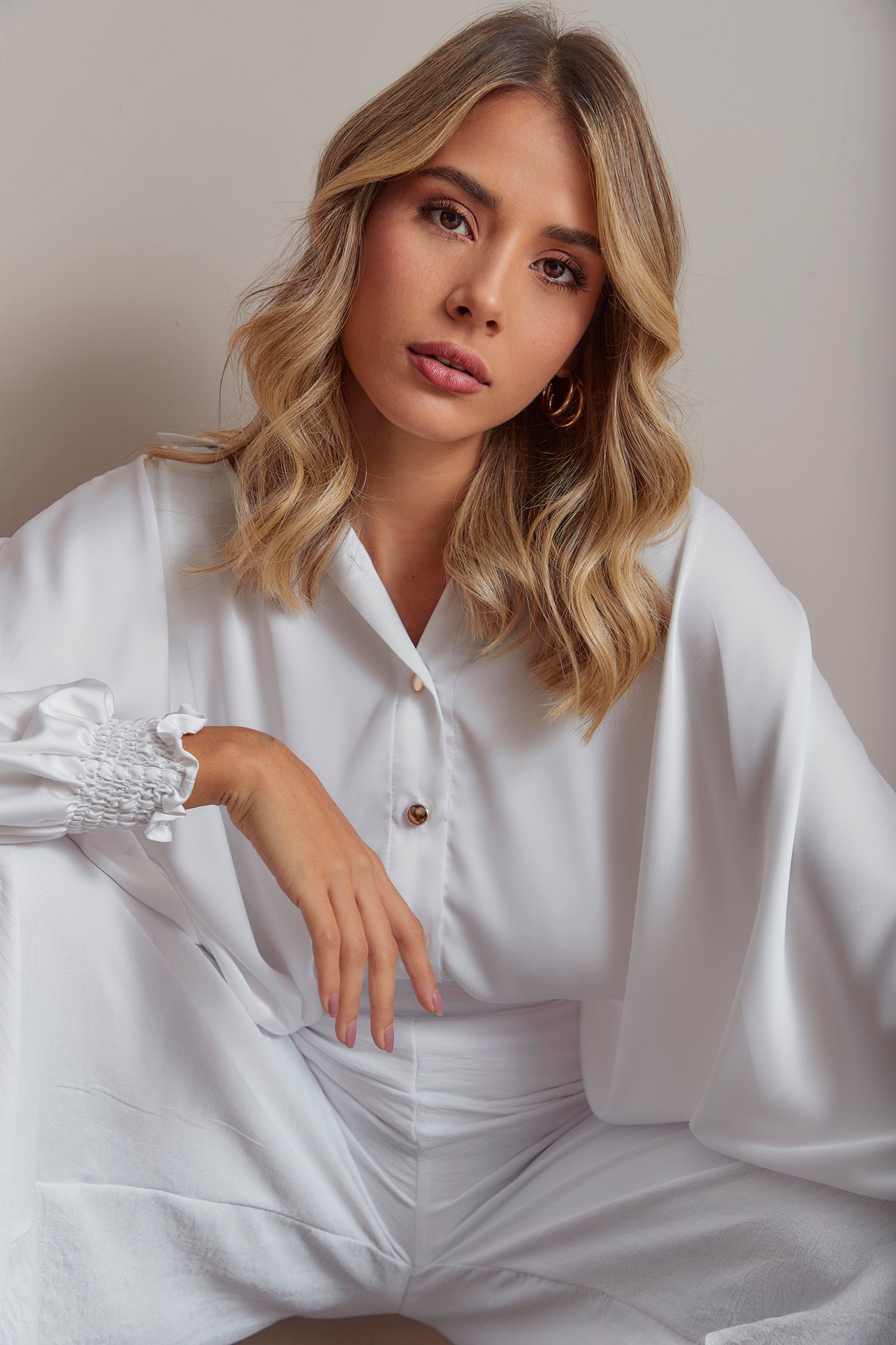 Blusa Missy Seda Blanca