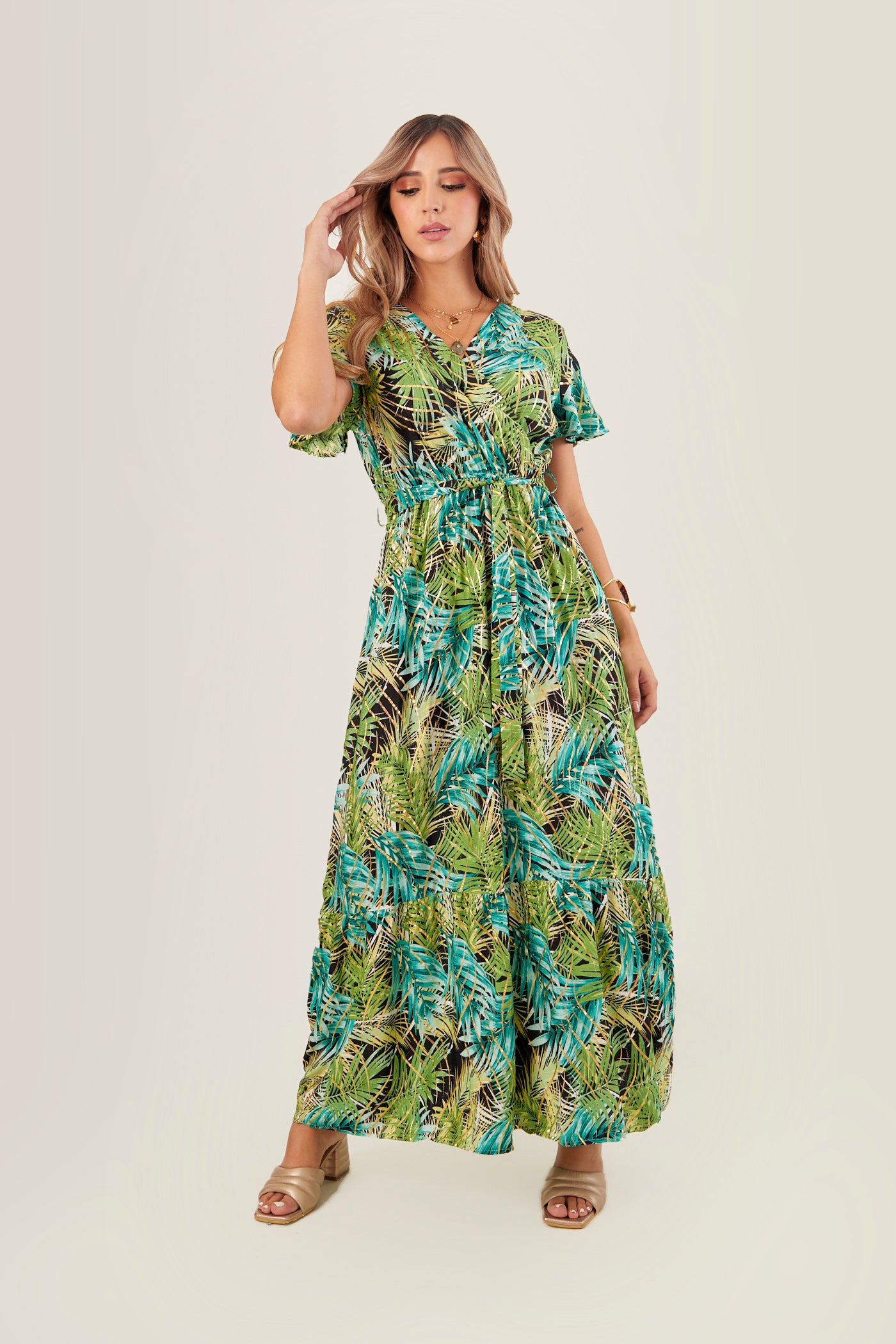 Vestido Seda Europeo