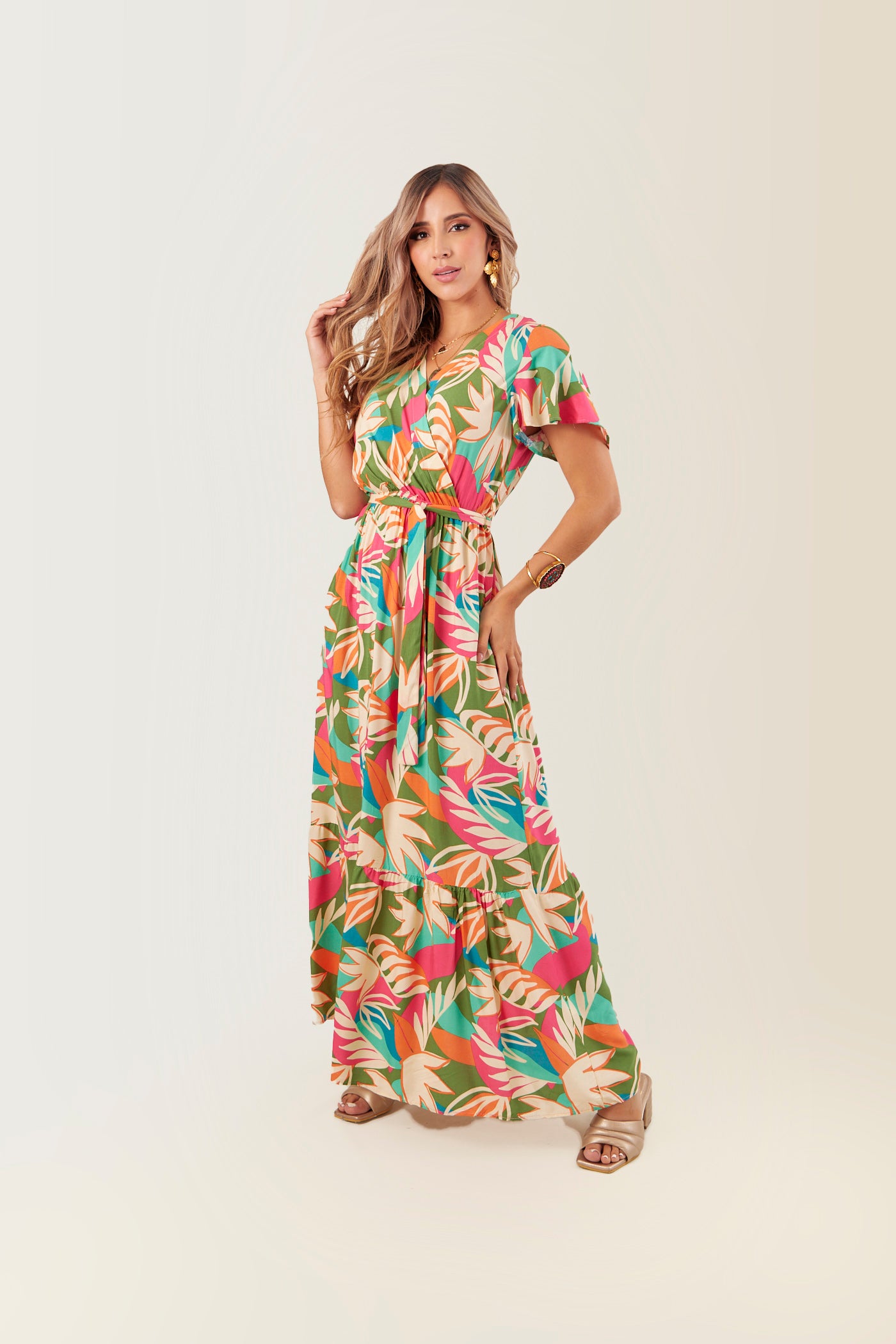 Vestido Seda Europeo
