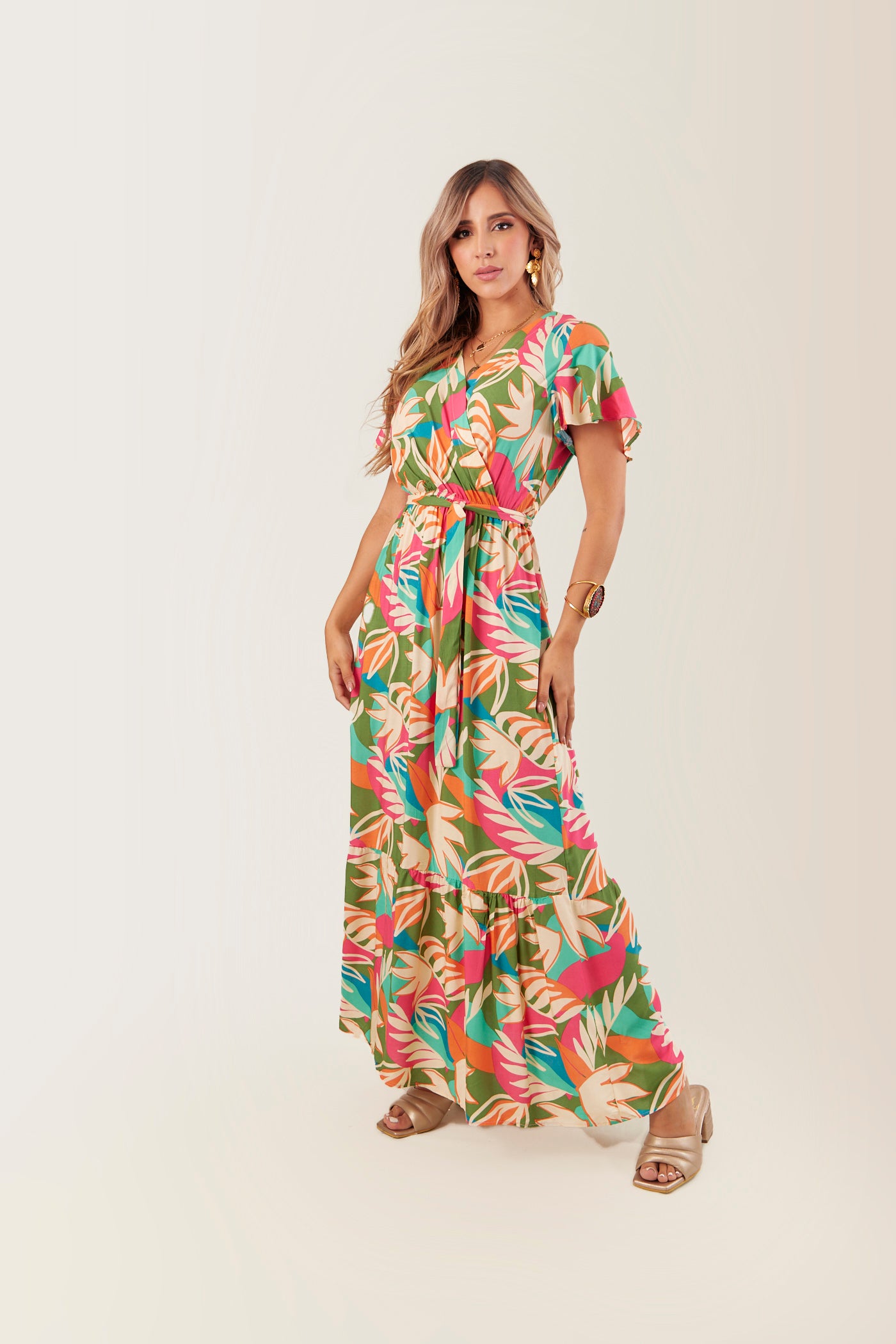 Vestido Seda Europeo