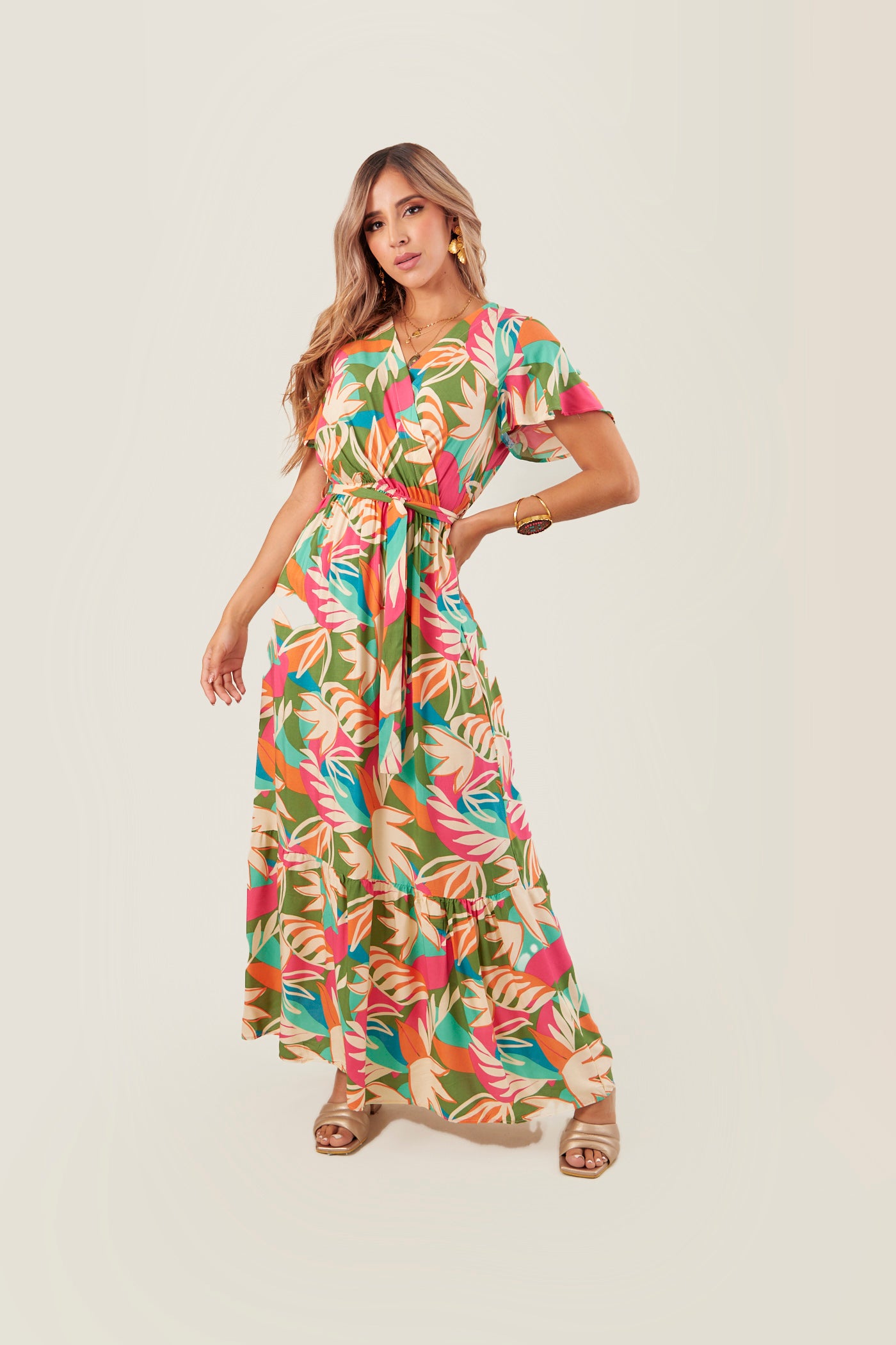 Vestido Seda Europeo