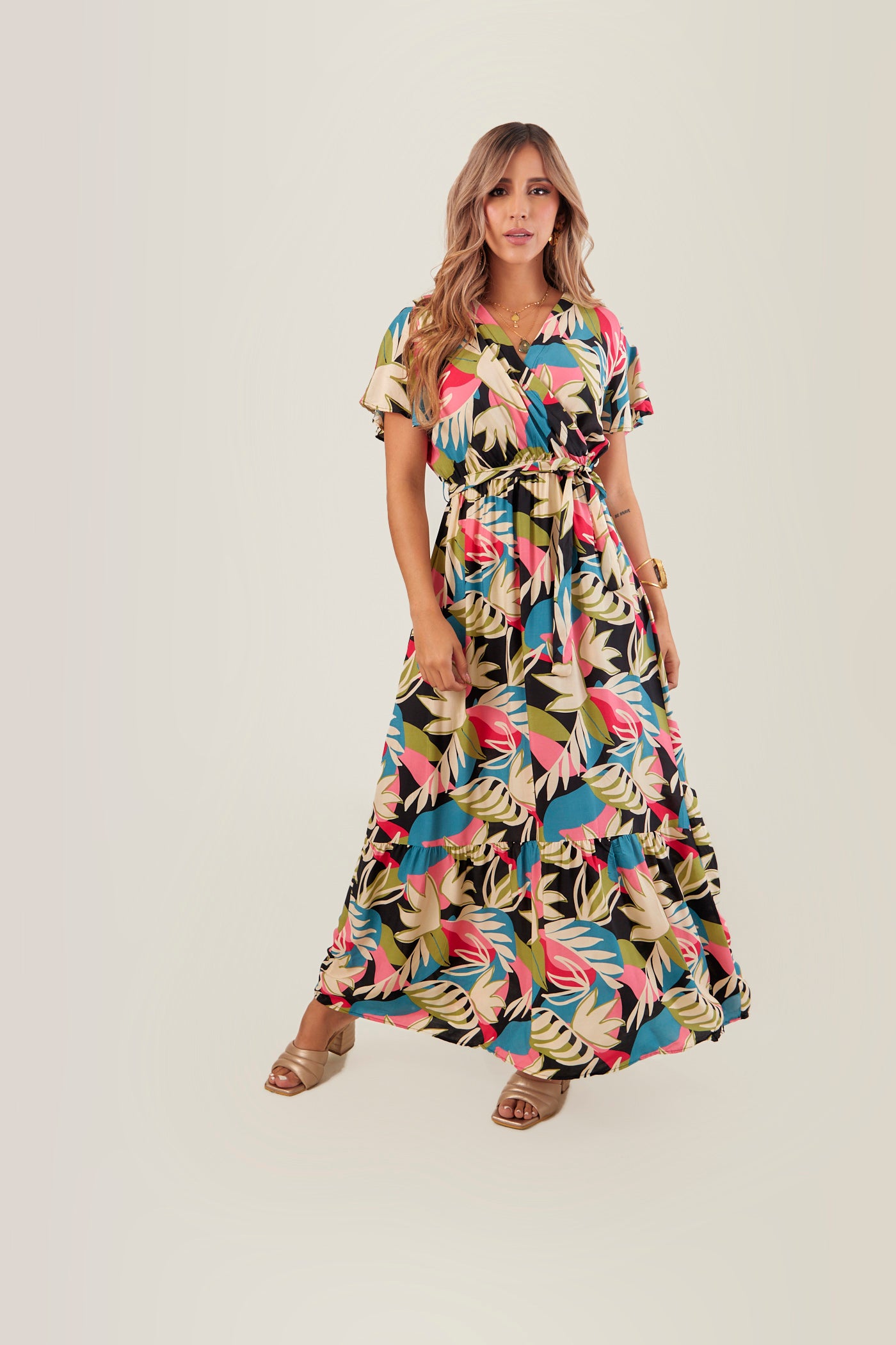 Vestido Seda Europeo