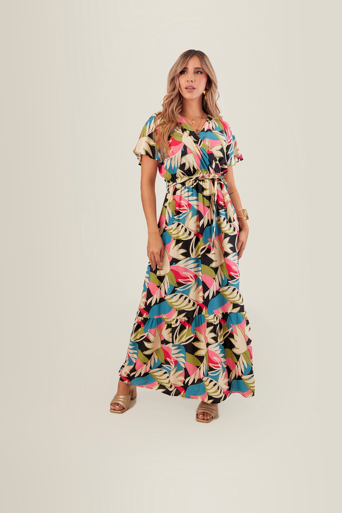 Vestido Seda Europeo