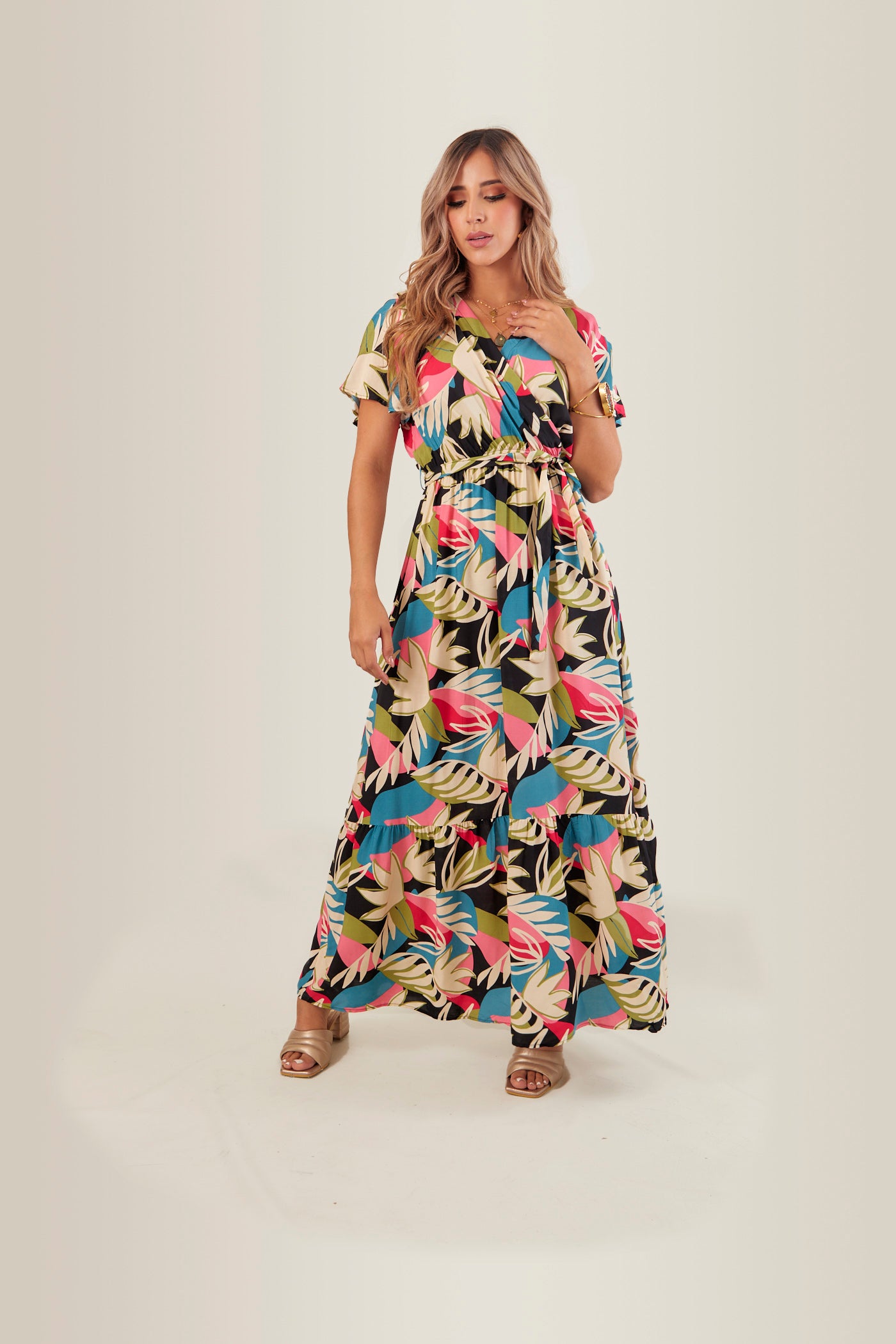 Vestido Seda Europeo