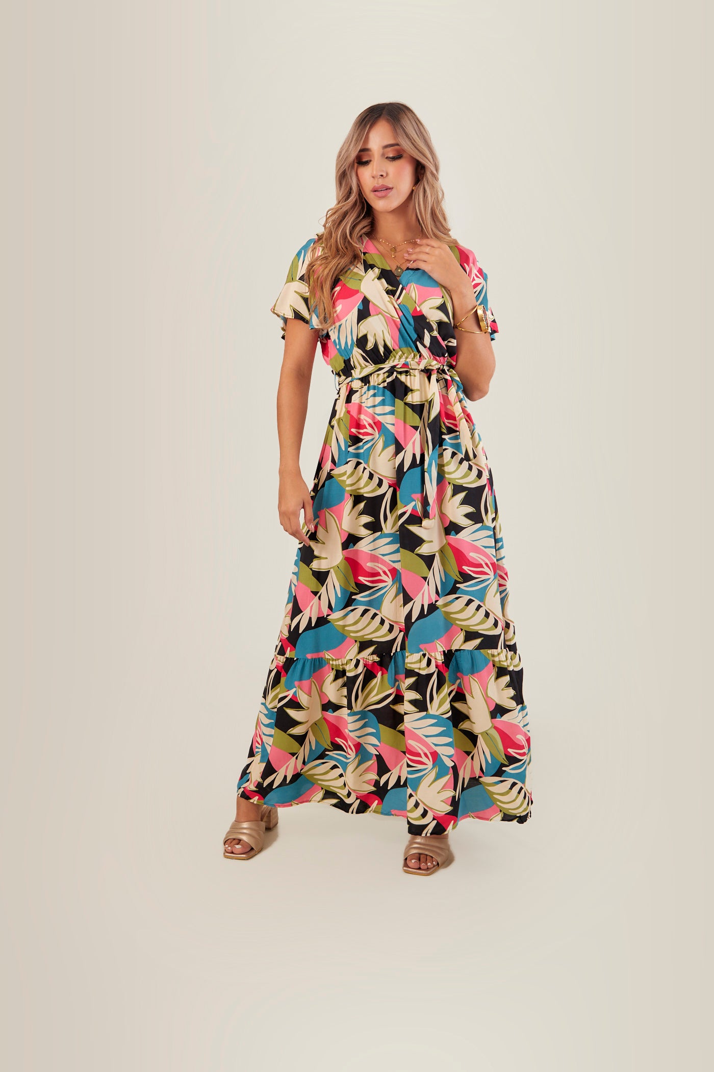 Vestido Seda Europeo