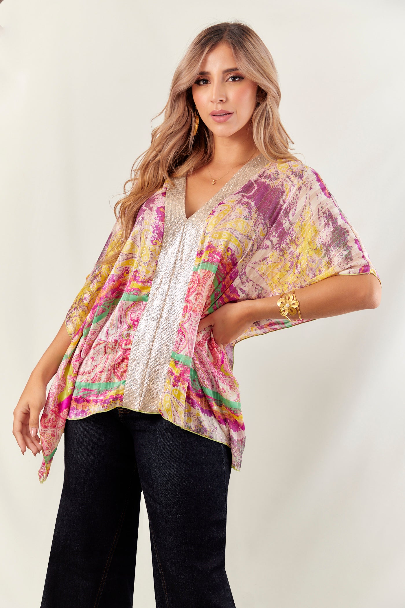 Blusa Aplique Brillante