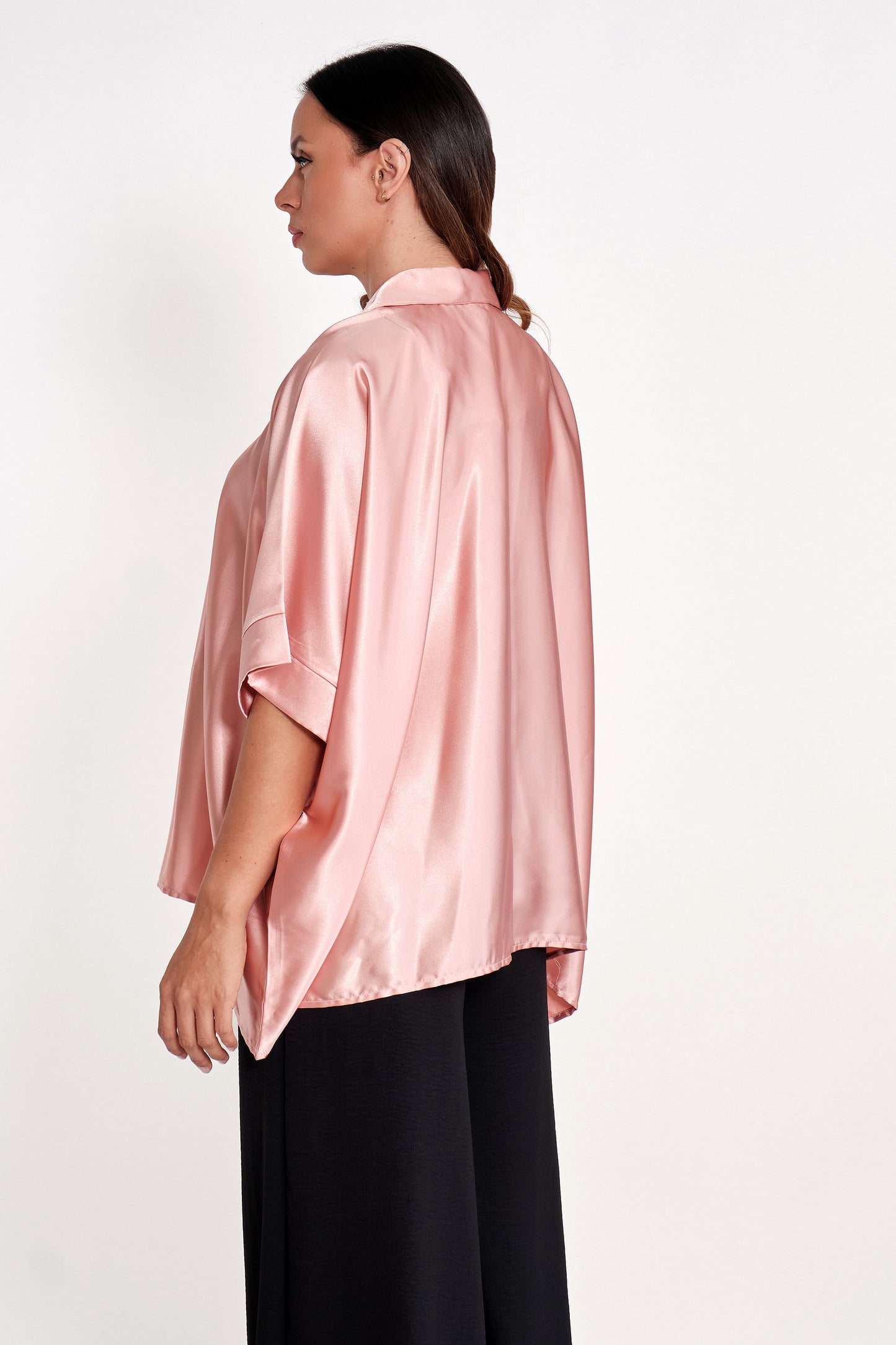 Blusa Seda Lois Rosa