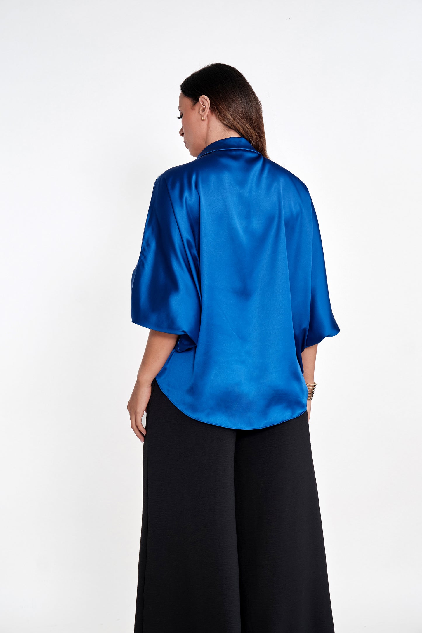 Blusa Hebilla Azul