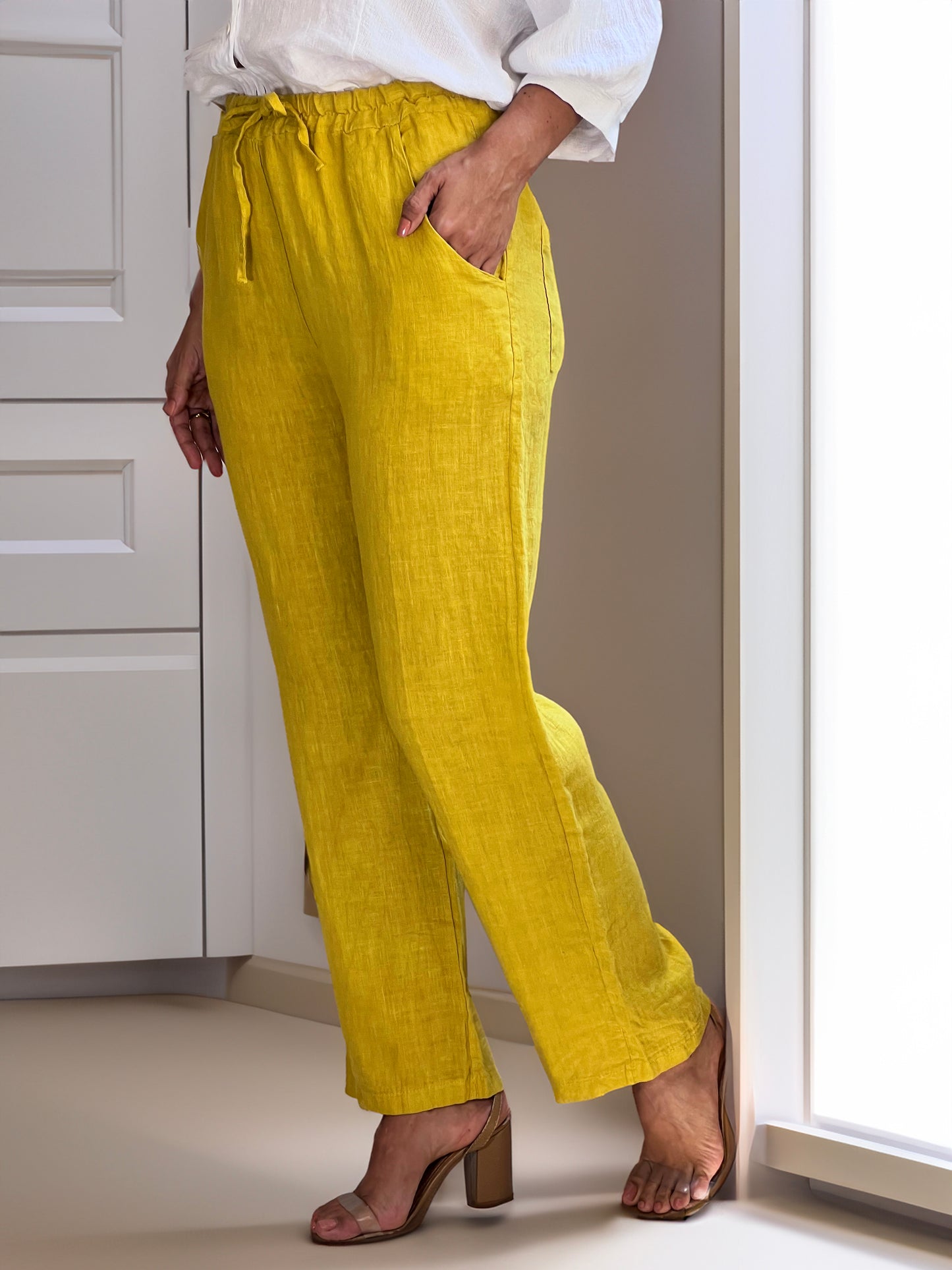 Pantalón Sary Amarillo