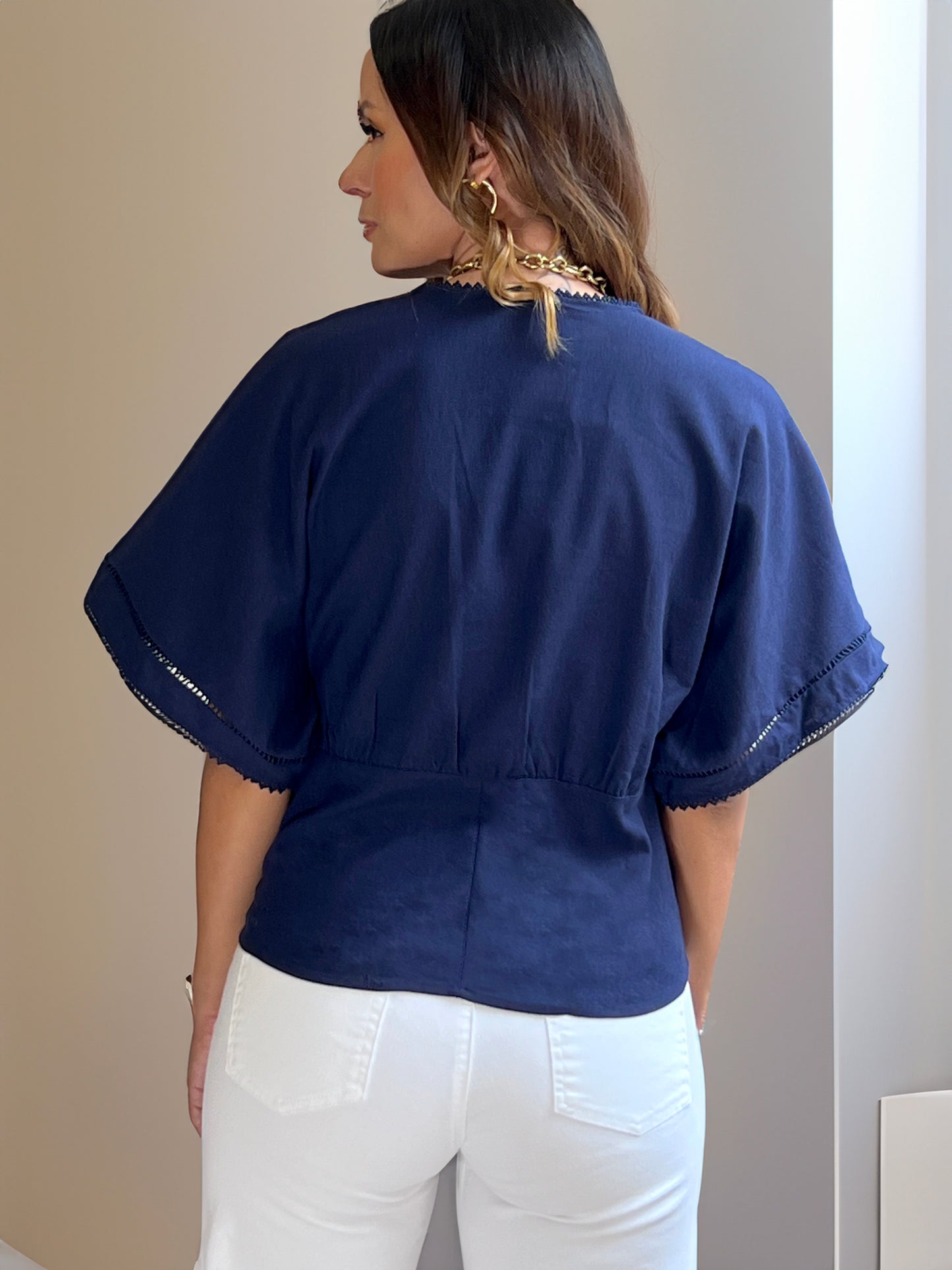 Blusa Lira Azul