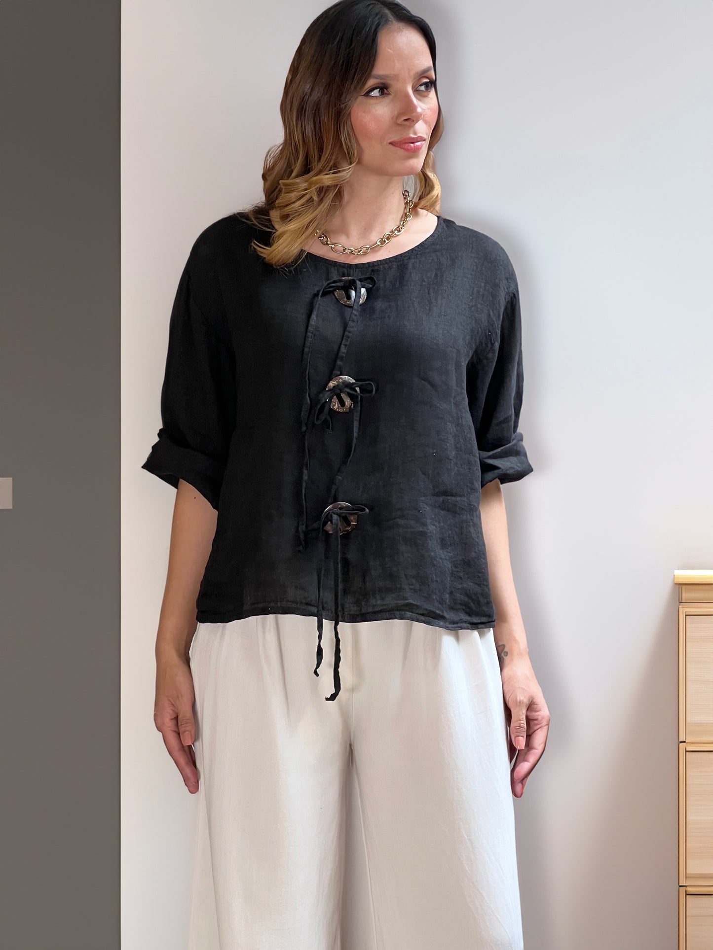 Blusa Moria Negra