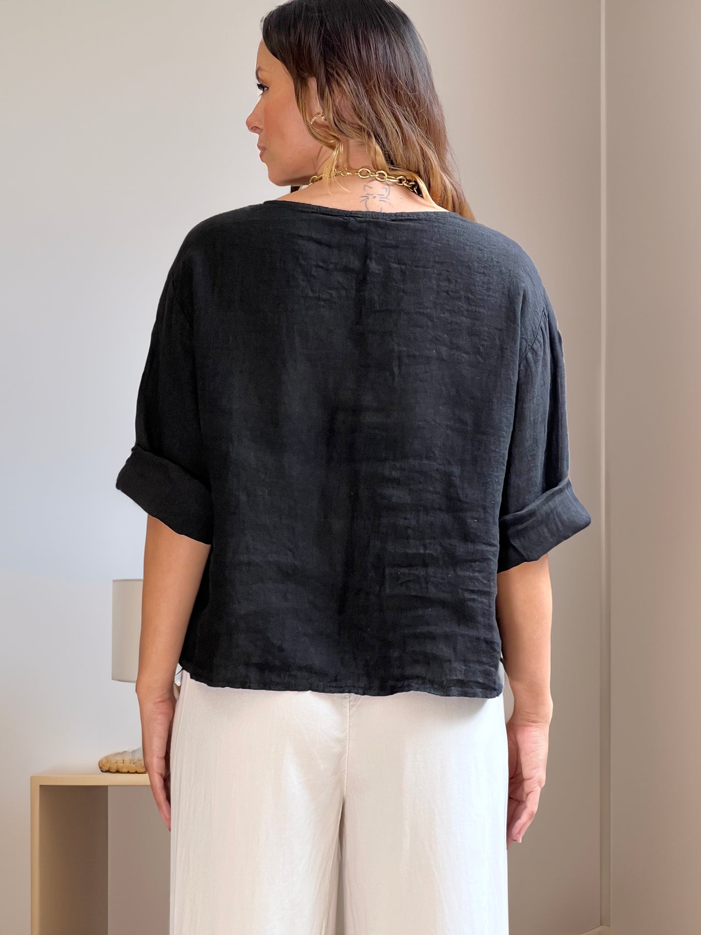 Blusa Moria Negra