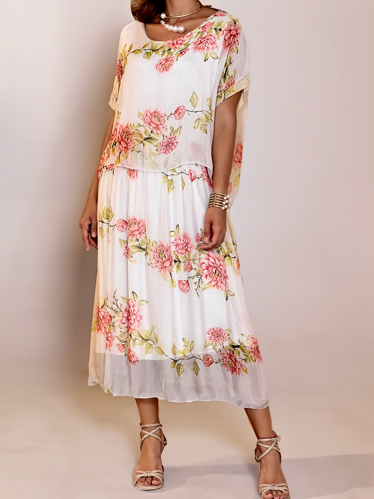 Vestido Chiffon Blanco