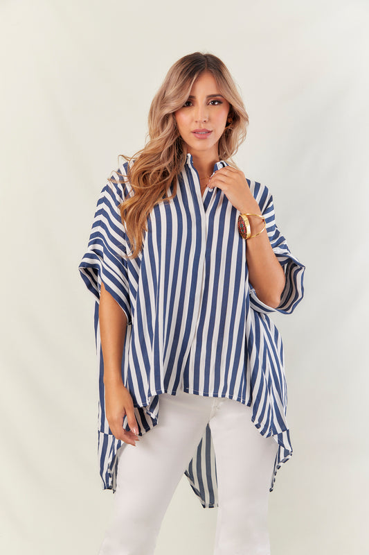 Blusa Lino Europeo Rayas