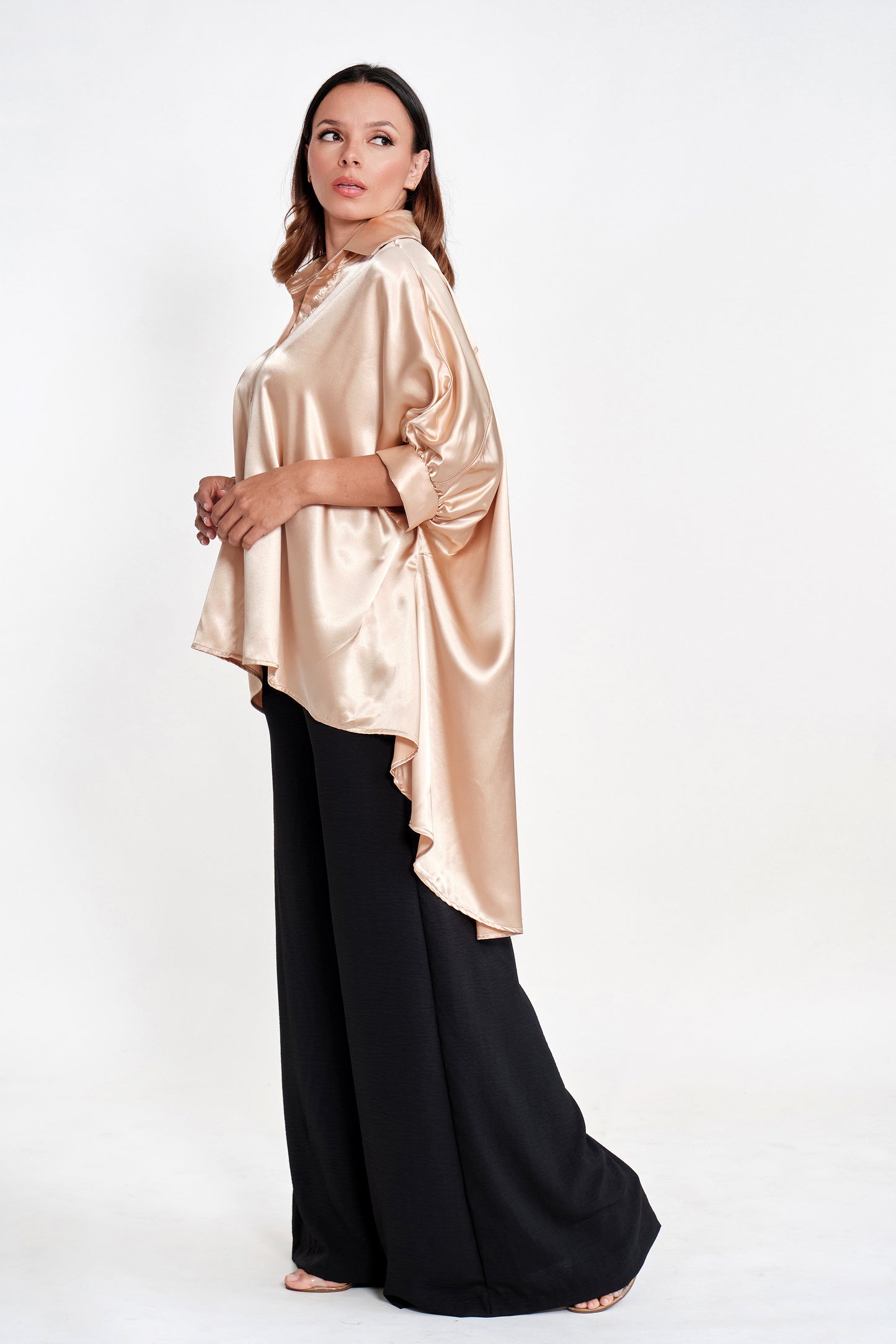 Blusa Seda Luisa Dorado