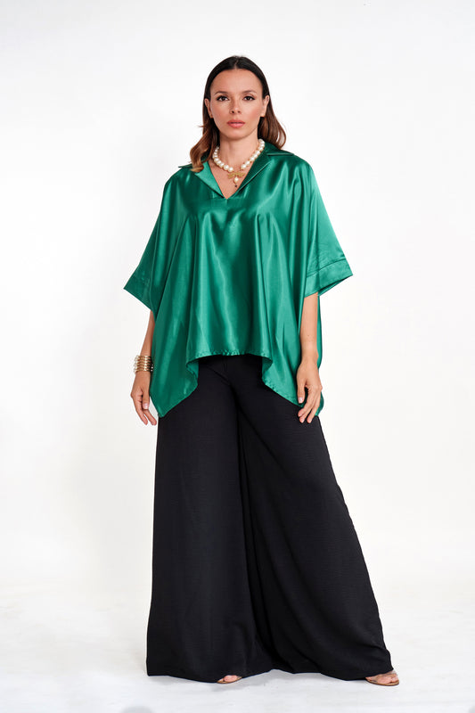 Blusa Seda Lois Verde