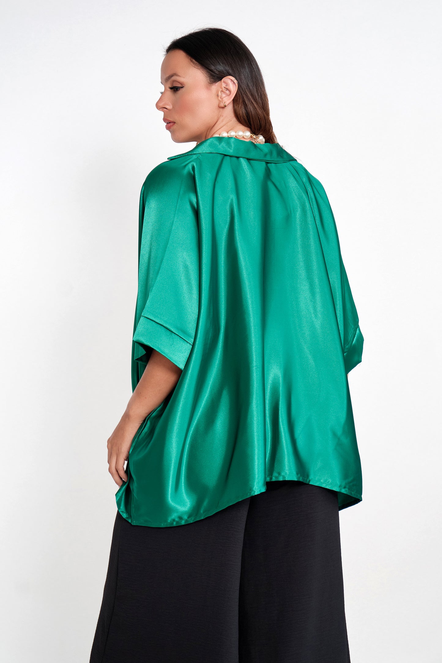 Blusa Seda Lois Verde