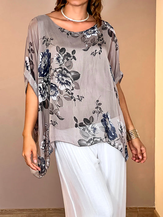 Blusa Florence Gris