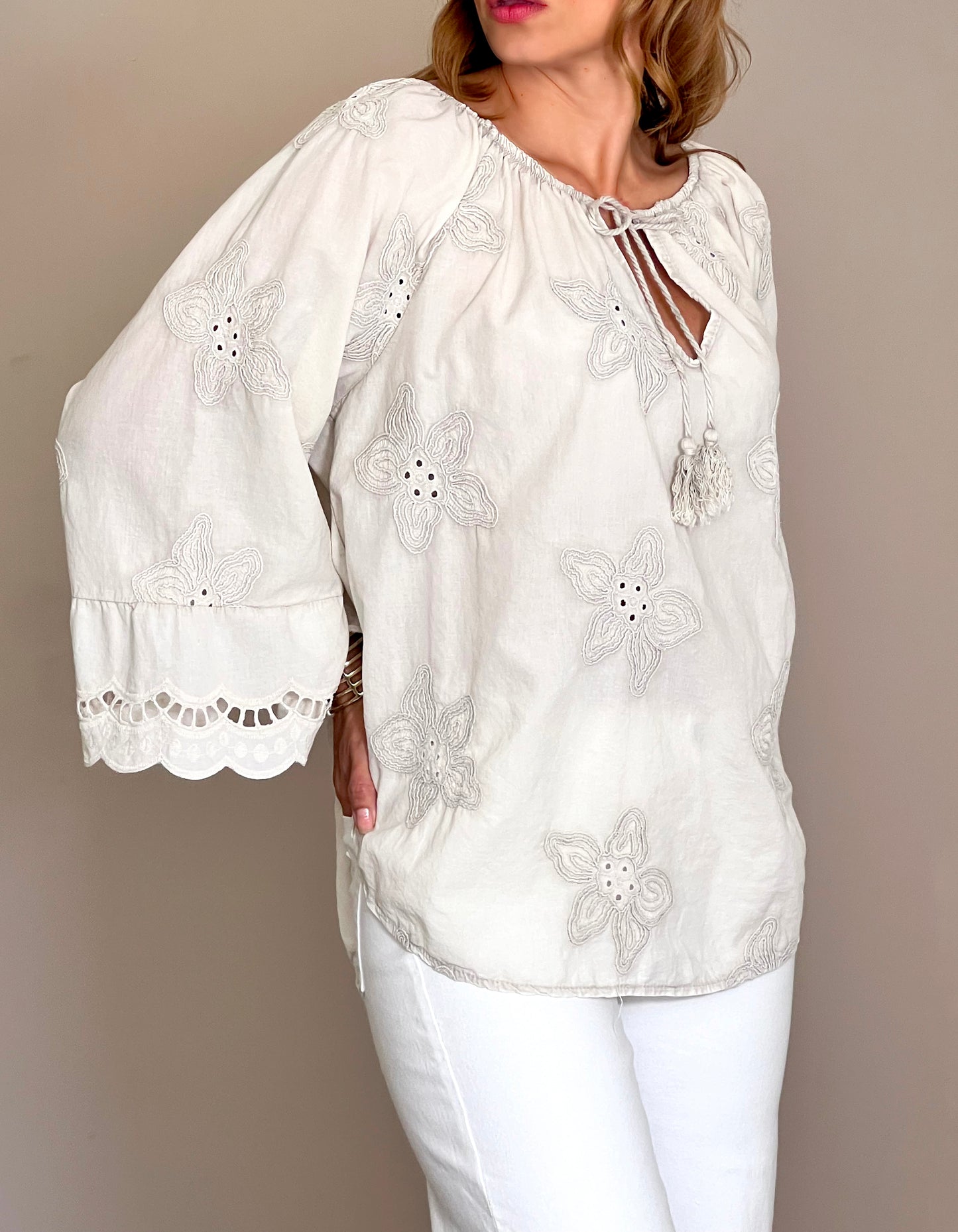 Blusa Lena Beige